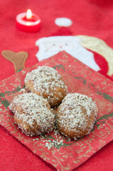 Christmas Honey Cookies with Walnuts