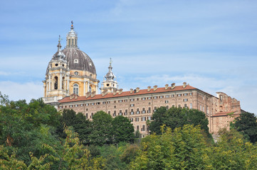 Fototapeta na wymiar Basilica di Superga in Turin