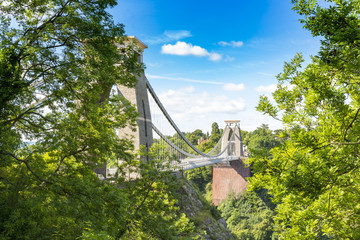 Clifton Suspension Bridge, Bristol, Avon, England, UK