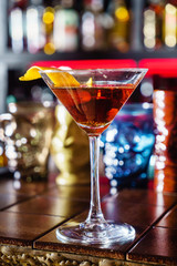 cocktail in the bar
