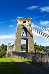 Fototapeta premium Clifton Suspension Bridge, Bristol, Avon, England, UK