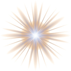 Obraz premium Glow light effect. Star burst with sparkles.Sun.