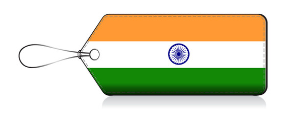 India flag leble, Made in Indian © VectorPart