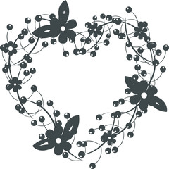  Cute Spring Flower Design. Clip Art with daisy.