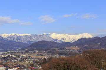 谷川岳　雪景色