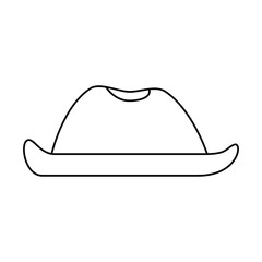 cowboy hat isolated icon vector illustration design