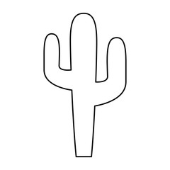 desert cactus isolated icon vector illustration design