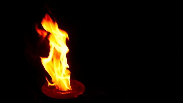 Campfire flames background