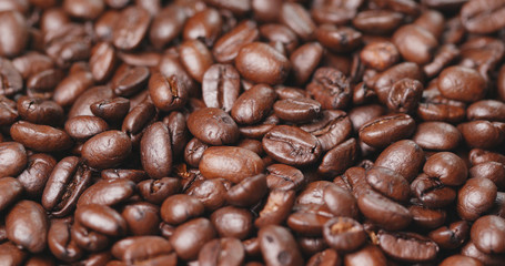 Pile of Grilled Coffee bean