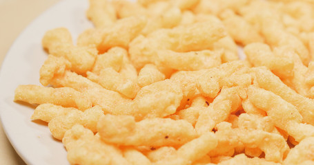 Corn stick snack