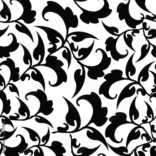 Black And White Vintage Wallpaper Wallpaper Floral