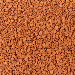Granules of Instant Coffee Background Texture.