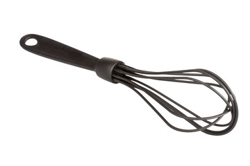 Black Plastic Kitchen Wire Whisk Eggs Beater.