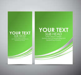 Brochure business design Abstract green line pattern background. 