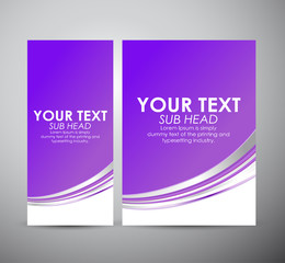 Brochure business design Abstract purple line pattern background. 