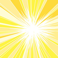 Hot and Glittering Summer Sun