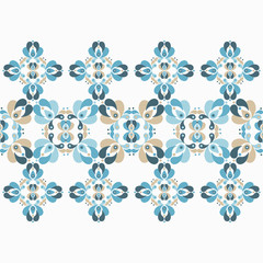 Ethnic boho seamless pattern. Scribble texture. Folk motif. Textile rapport.