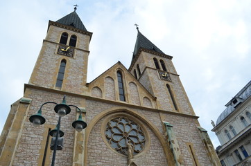 Obraz premium Sarajevo - The Sacred Heart Cathedral
