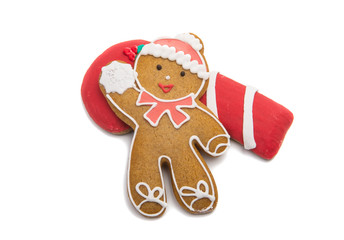 Fototapeta premium christmas cookies isolated