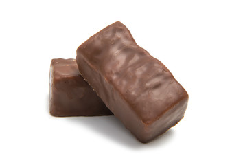 chocolate bar isolated