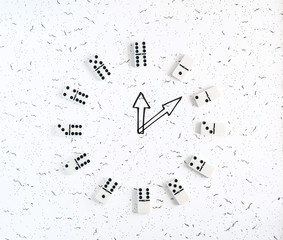 Mechanical watches, dominoes