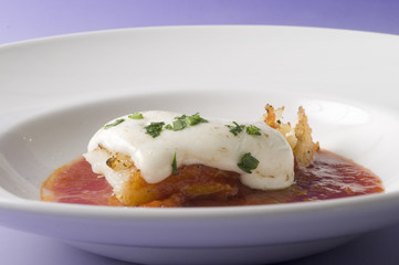 Bacalao en salsa de tomate