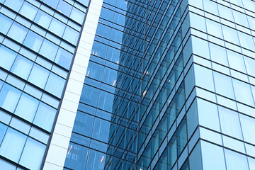 Windows of skyscraper in Tel Aviv, Israel