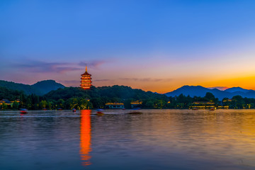 Hangzhou West Lake pagoda
