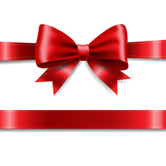 Red Ribbon Bow