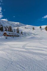 Skiing At Turracher Hoehe Carinthia Austria