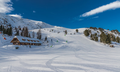 Skiing At Turracher Hoehe Carinthia Austria