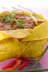 Khai Yad-sai ,Tortilla rellena de carne