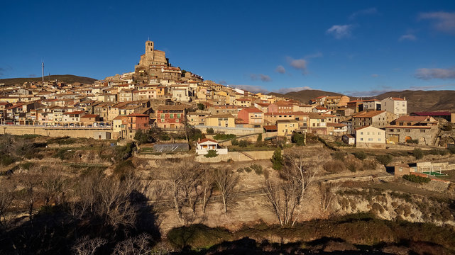 Cornago village in La Rioja, Spain