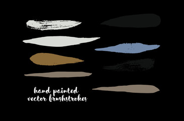 Graffiti Lines. Hand Painted Blue Buttons, Turquoise Highlights. Vector Brushstrokes or Banners. Textured Doodles or Smears. Background Colorful Swatch Collection Vintage Logo Element. Scribble Paint