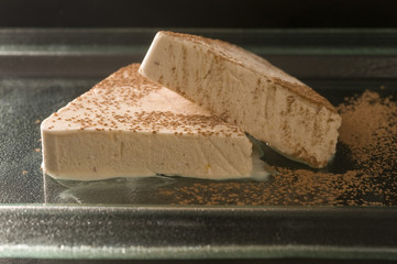 semifrío con crema de zabaione