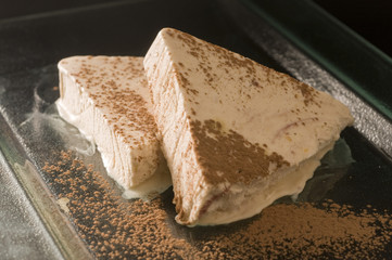 semifrío con crema de zabaione