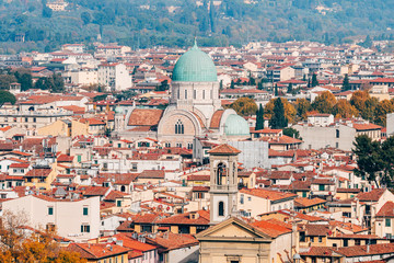 Fototapeta na wymiar panoramic view of florence city, italy