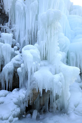 Ice waterfall