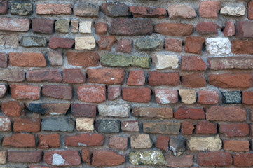 old red brick wall texture