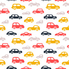 Doodle cars background. Can be used for textile, website background, book cover, packaging.