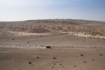 Fototapeta na wymiar The Maranjab desert near Kashan, Iran.