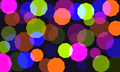vector background with colored polygons