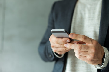 Typing on smart phone