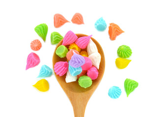 candy Thailand Aalaw colorful in white background