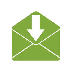 Mail icon.  Illustration