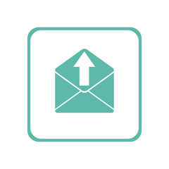 Mail icon.  Illustration