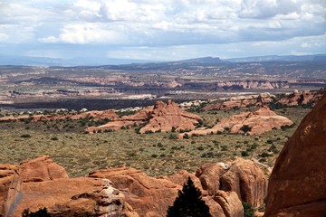 Beautiful Landscape of Arches NP - Utah - USA  