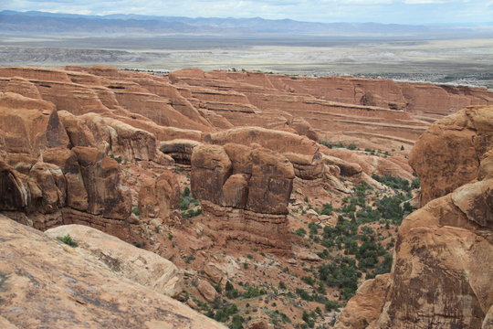 Beautiful Landscape of Arches NP - Utah - USA  