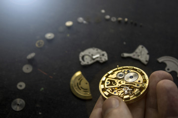 Mechanical watch repair