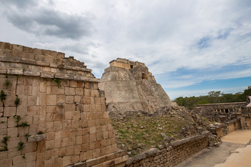 Fototapeta premium Mexico, Yucatan: ancient city of Uxmal 